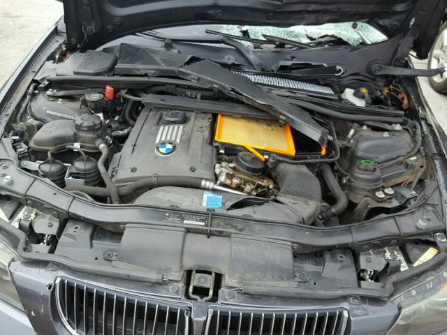 WBAVB73517VH22638 - 2007 BMW 335 I GRAY photo 7