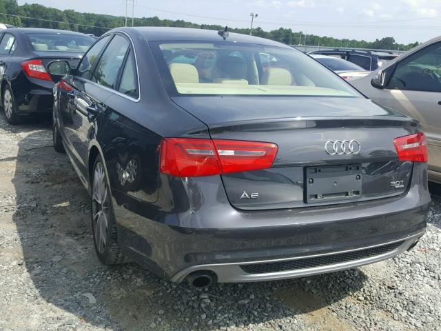 WAUHGAFC7DN110331 - 2013 AUDI A6 PRESTIG BROWN photo 3