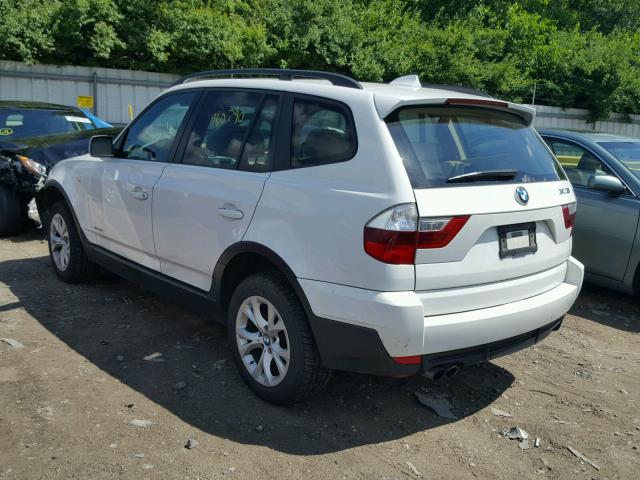 WBXPC93469WJ25378 - 2009 BMW X3 XDRIVE3 Weiß Foto 3