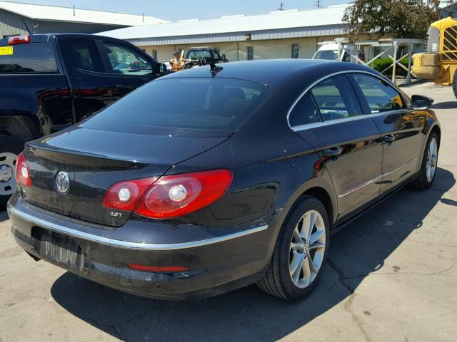 WVWHL7AN0AE522872 - 2010 VOLKSWAGEN CC LUXURY BLACK photo 4