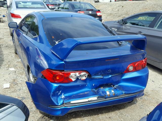 JH4DC53095S000932 - 2005 ACURA RSX TYPE-S BLUE photo 3