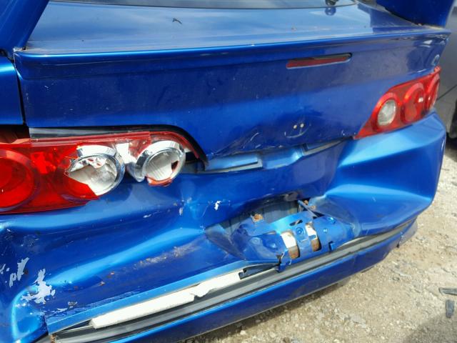 JH4DC53095S000932 - 2005 ACURA RSX TYPE-S BLUE photo 9