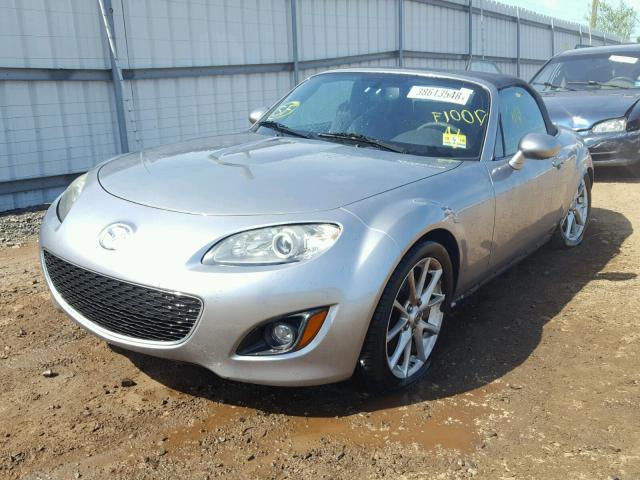 JM1NC25F390202804 - 2009 MAZDA MX-5 MIATA GRAY photo 2