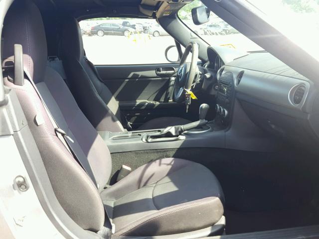 JM1NC25F390202804 - 2009 MAZDA MX-5 MIATA GRAY photo 5