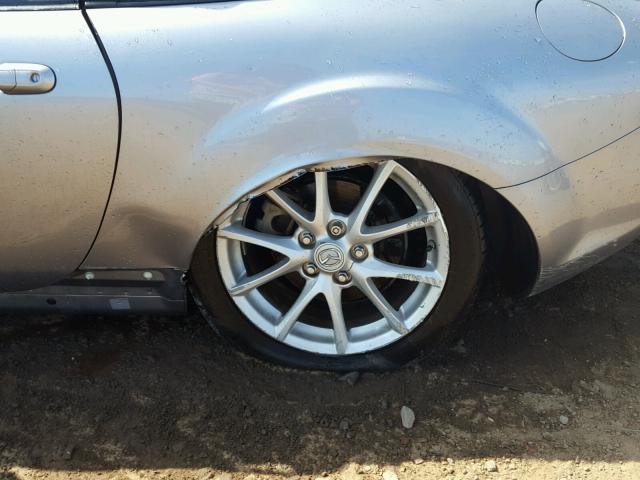 JM1NC25F390202804 - 2009 MAZDA MX-5 MIATA GRAY photo 9