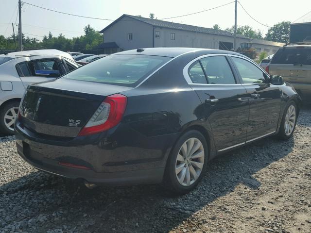 1LNHL9EK6DG606324 - 2013 LINCOLN MKS BLACK photo 4