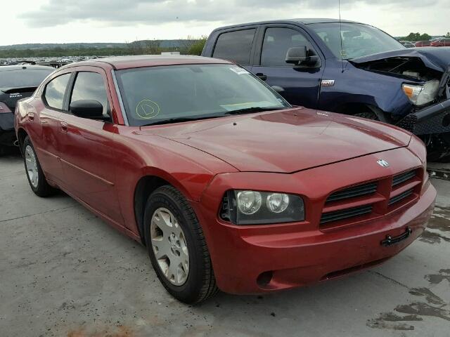 2B3KA43R56H393605 - 2006 DODGE CHARGER SE RED photo 1