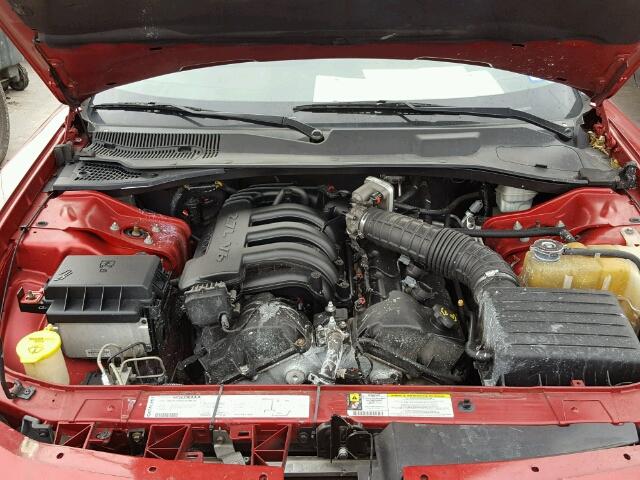 2B3KA43R56H393605 - 2006 DODGE CHARGER SE RED photo 7