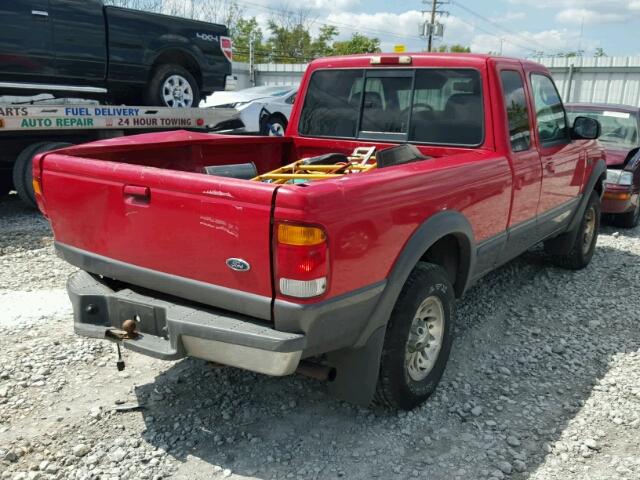 1FTZR15X5WTA75888 - 1998 FORD RANGER SUP RED photo 4