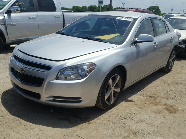 1G1ZC5E18BF360333 - 2011 CHEVROLET MALIBU 1LT SILVER photo 2