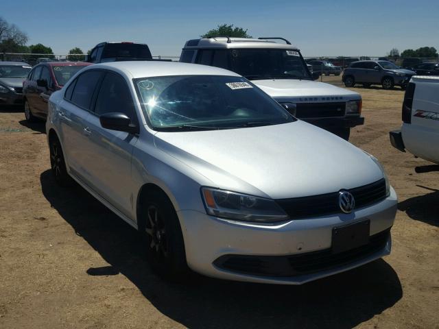3VW2K7AJ4CM463311 - 2012 VOLKSWAGEN JETTA BASE SILVER photo 1