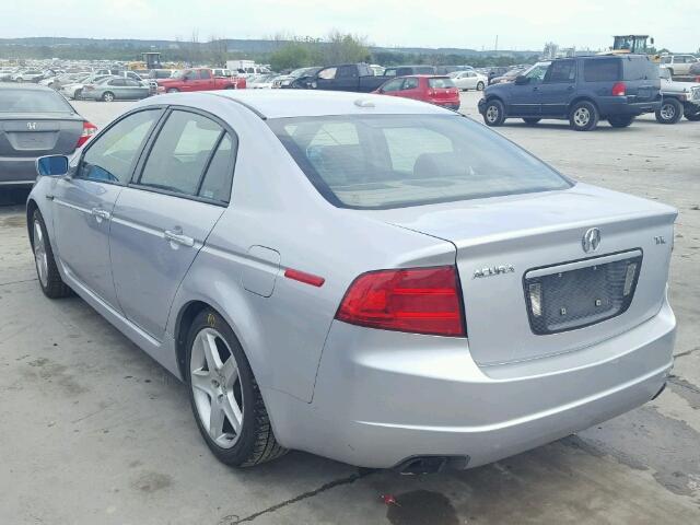 19UUA66244A031053 - 2004 ACURA TL SILVER photo 3