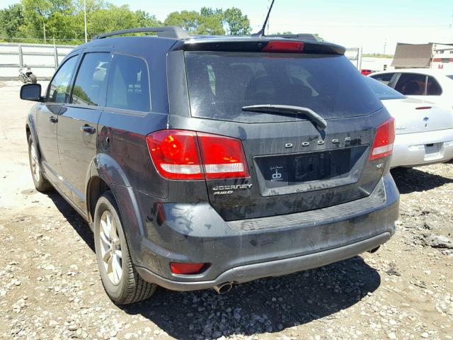 3C4PDDBG5DT595490 - 2013 DODGE JOURNEY SX BLACK photo 3