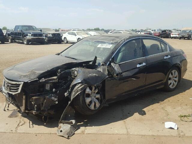 1HGCP36849A028240 - 2009 HONDA ACCORD EXL BLACK photo 2