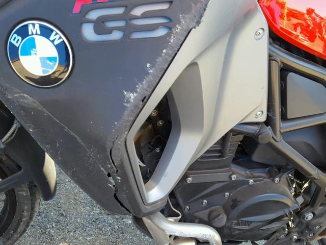 WB10B1509EZF89528 - 2014 BMW F800 GS AD RED photo 9