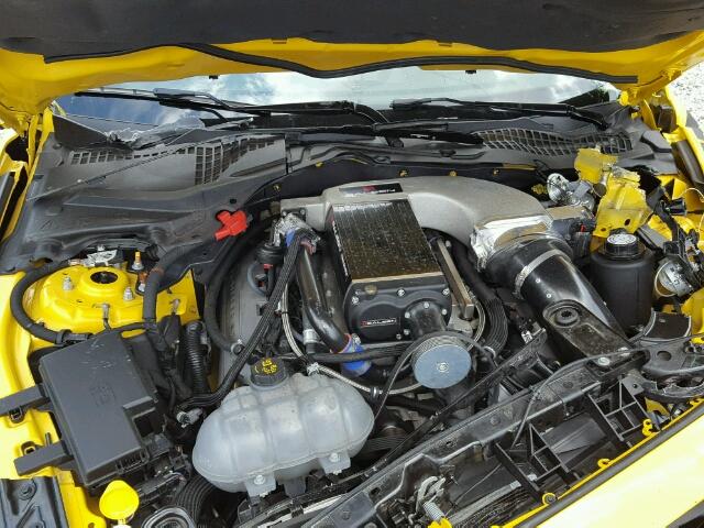 1FA6P8CF7F5363563 - 2015 FORD MUSTANG GT YELLOW photo 7