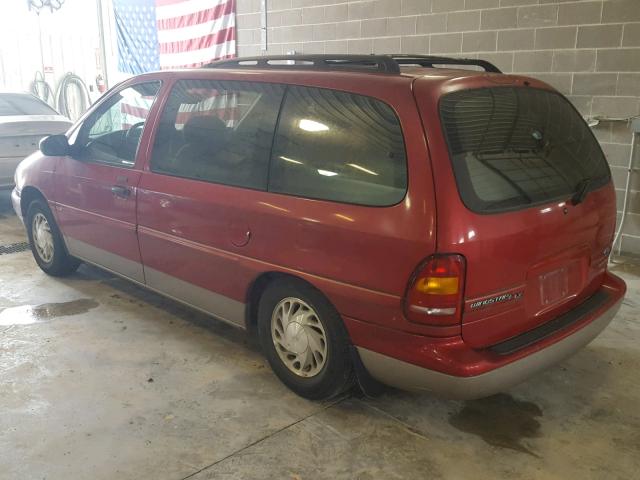 2FMDA5142TBA93602 - 1996 FORD WINDSTAR W MAROON photo 3