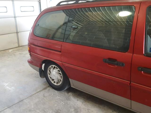 2FMDA5142TBA93602 - 1996 FORD WINDSTAR W MAROON photo 9