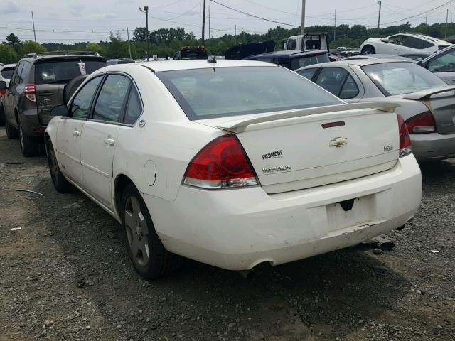 2G1WD58C989167445 - 2008 CHEVROLET IMPALA SUP WHITE photo 3