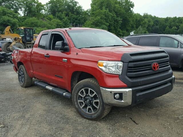 5TFUY5F11GX514691 - 2016 TOYOTA TUNDRA DOU RED photo 1