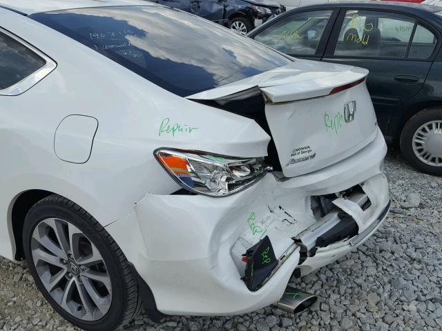 1HGCT2B89EA008362 - 2014 HONDA ACCORD EXL WHITE photo 9