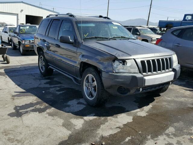 1J4GW48S84C158613 - 2004 JEEP GRAND CHER GRAY photo 1