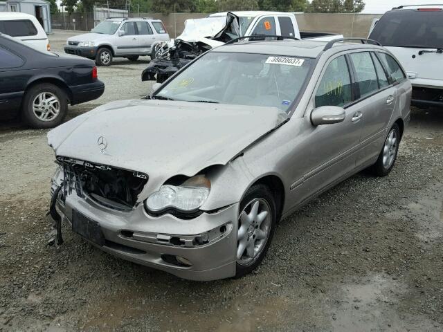 WDBRH61J13F373901 - 2003 MERCEDES-BENZ C 240 SPOR GRAY photo 2