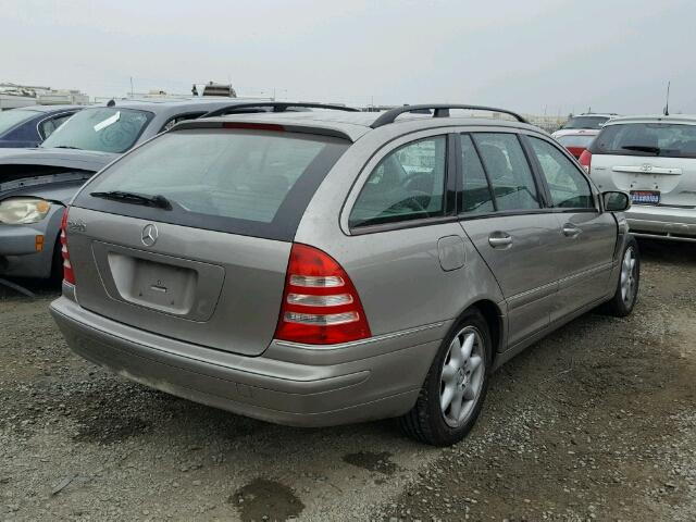 WDBRH61J13F373901 - 2003 MERCEDES-BENZ C 240 SPOR GRAY photo 4