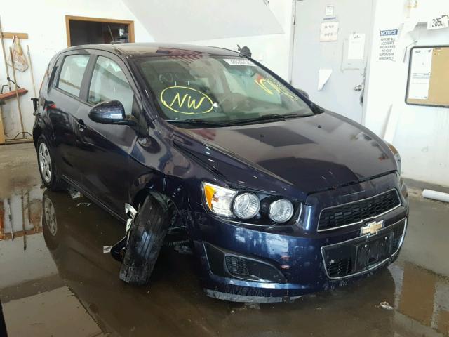 1G1JA6SH6F4140510 - 2015 CHEVROLET SONIC LS BLUE photo 1