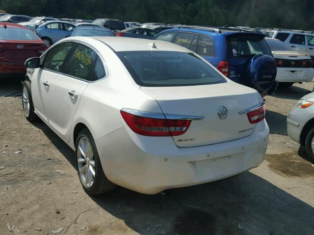 1G4PR5SKXC4149167 - 2012 BUICK VERANO CON WHITE photo 3