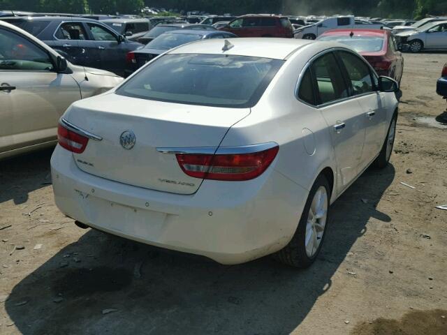 1G4PR5SKXC4149167 - 2012 BUICK VERANO CON WHITE photo 4