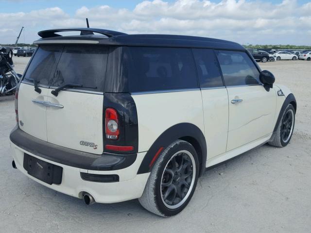 WMWMM33599TP92415 - 2009 MINI COOPER S C WHITE photo 4