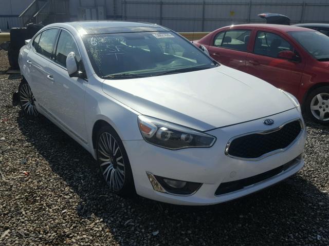 KNALN4D72E5126946 - 2014 KIA CADENZA PR WHITE photo 1