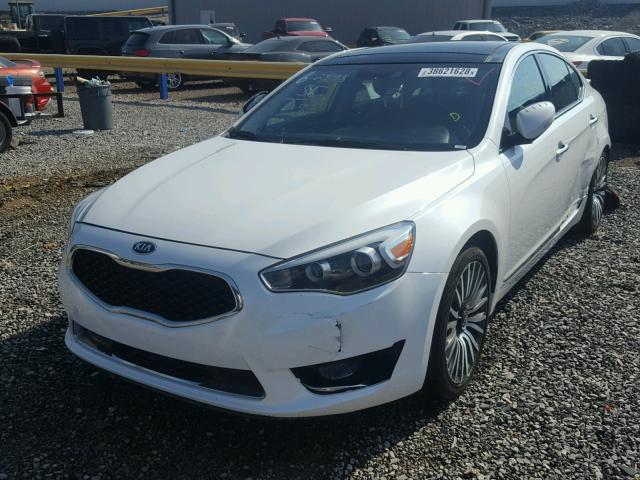 KNALN4D72E5126946 - 2014 KIA CADENZA PR WHITE photo 2