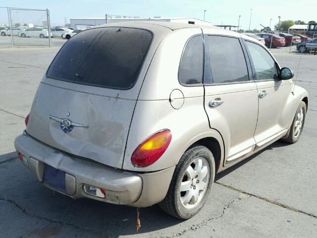 3C4FY58B74T241262 - 2004 CHRYSLER PT CRUISER BEIGE photo 4