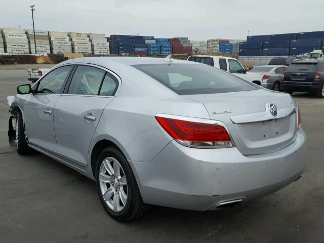 1G4GC5E3XDF152923 - 2013 BUICK LACROSSE SILVER photo 3