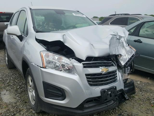 KL7CJNSBXGB599927 - 2016 CHEVROLET TRAX LS GRAY photo 1