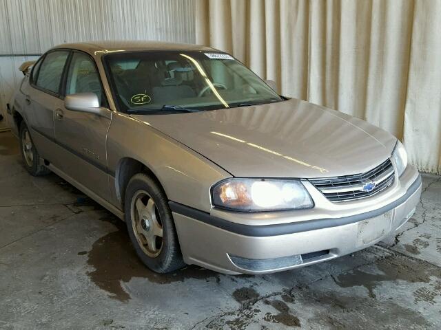 2G1WH55K129224812 - 2002 CHEVROLET IMPALA TAN photo 1