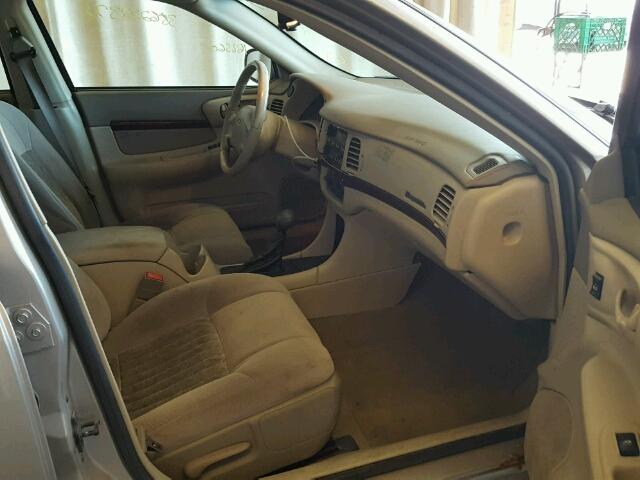 2G1WH55K129224812 - 2002 CHEVROLET IMPALA TAN photo 5