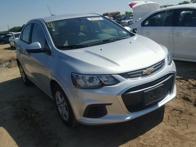 1G1JB5SH0H4151982 - 2017 CHEVROLET SONIC LS 银色 照片 1