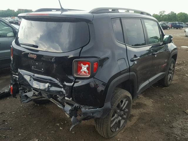 ZACCJBBTXGPE21211 - 2016 JEEP RENEGADE L BLACK photo 4