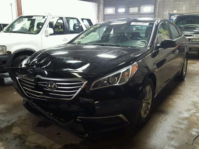 5NPE24AF3GH369149 - 2016 HYUNDAI SONATA BLACK photo 2