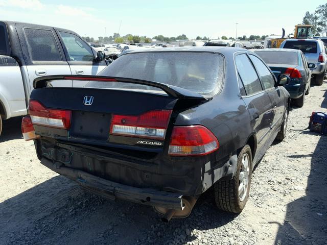 JHMCG66091C011354 - 2001 HONDA ACCORD EX BLACK photo 4