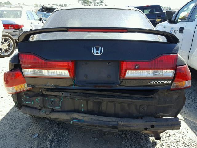 JHMCG66091C011354 - 2001 HONDA ACCORD EX BLACK photo 9