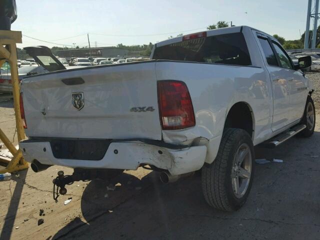 1D7RV1GT2BS675005 - 2011 DODGE RAM 1500 WHITE photo 4