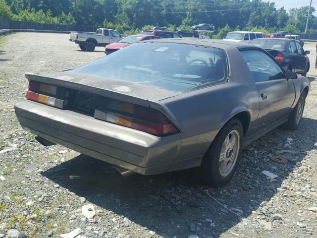 1G1FP23E0NL169961 - 1992 CHEVROLET CAMARO RS GRAY photo 4