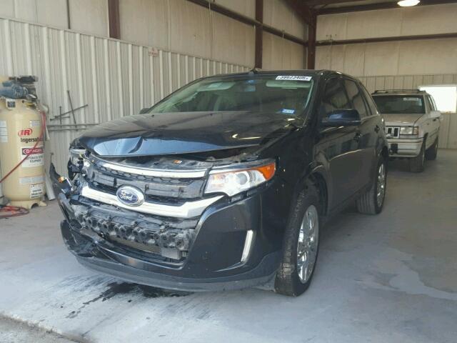 2FMDK3KC8DBA83018 - 2013 FORD EDGE LIMIT BLACK photo 2