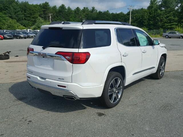 1GKKNXLS7JZ210015 - 2018 GMC ACADIA DEN WHITE photo 4