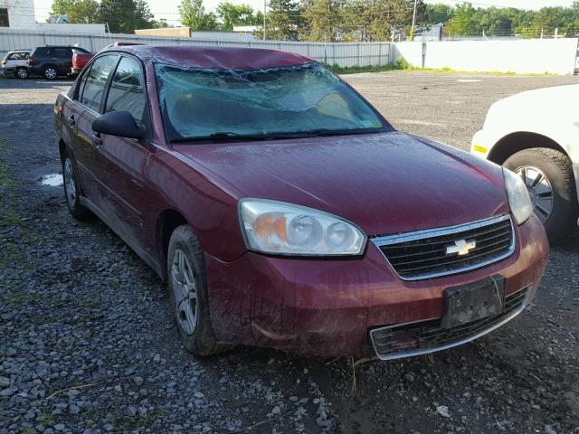 1G1ZS58FX7F198111 - 2007 CHEVROLET MALIBU LS BURGUNDY photo 1