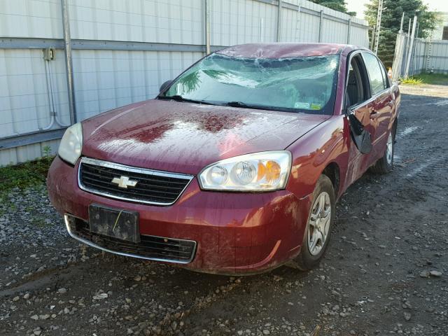1G1ZS58FX7F198111 - 2007 CHEVROLET MALIBU LS BURGUNDY photo 2